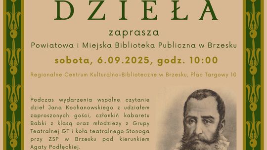Narodowe Czytanie – dzieła Jana Kochanowskiego