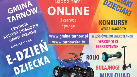 Neciaki - Dzieciaki, czyli Gminny Dzień Dziecka – w tym roku online w Tarnowska.tv i na stronie internetowej Gminy Tarnów