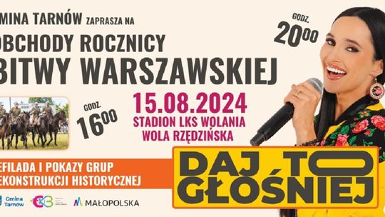 Obchody rocznicy Bitwy Warszawskiej z koncertem "DAJ TO GŁOŚNIEJ" w Woli Rzędzińskiej