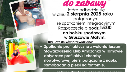 "Od profilaktyki do zabawy" w Gruszowie Małym