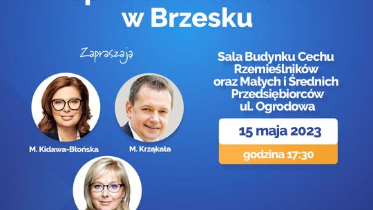 Politycy Platformy Obywatelskiej odwiedzą Brzesko