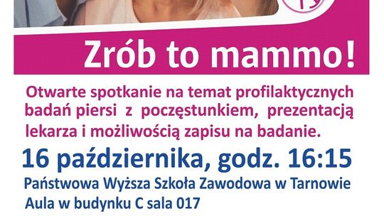 Profilaktyka zdrowia w PWSZ- Mammografia. Co to, po co i dlaczego powinnyśmy ją wykonywać. 