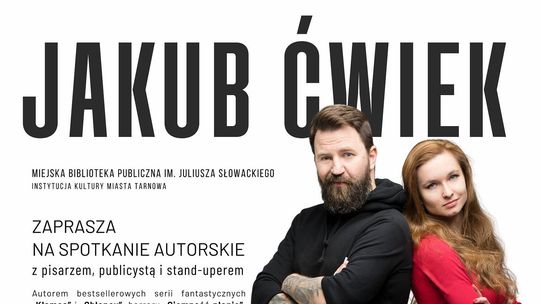 Spotkanie autorskie z Jakubem Ćwiekiem w tarnowskiej bibliotece