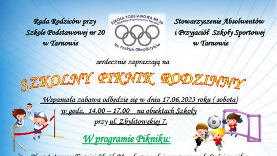 Szkolny Piknik Rodzinny w SP20 połączony z turniejem charytatywnym dla Kuby