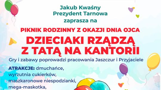 Tarnów. Piknik rodzinny z okazji dnia ojca
