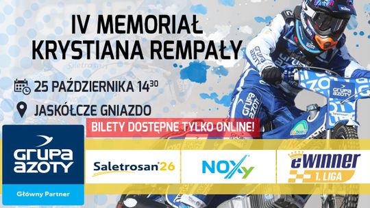 V Memoriał Krystiana Rempały 25 października!