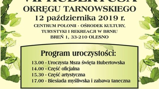 VII Hubertus Okręgu Tarnowskiego 12 październik 2019 Breń