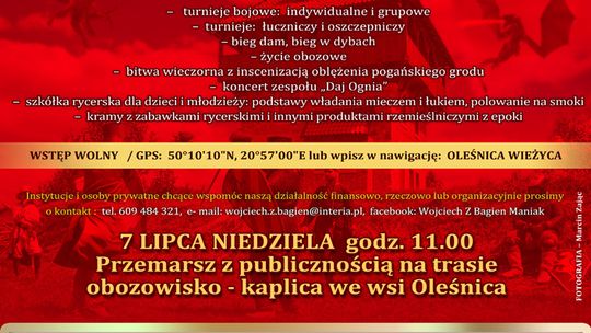 VII TURNIEJ RYCERSKI POD WIEŻYCĄ