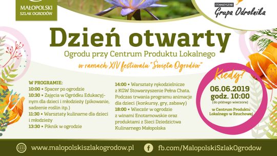 Warsztaty, degustacje i wiele więcej w ogrodzie w Rzuchowej 