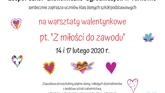Warsztaty walentynkowe „Z miłości do zawodu” w ZSEO