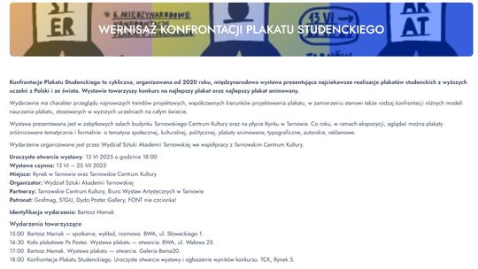 Wernisaż Konfrontacji Plakatu Studenckiego