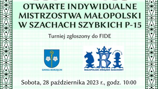 Weź udział w szachowych mistrzostwach