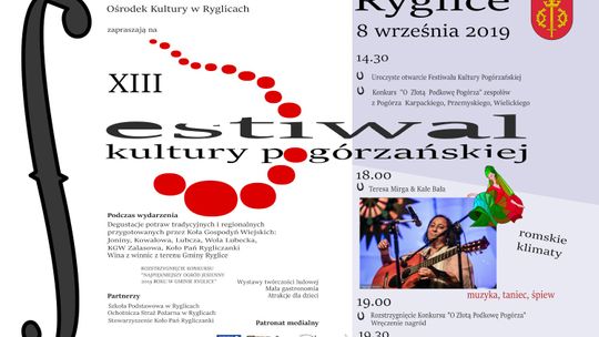 XIII Festiwal Kultury Pogórzańskiej w Ryglicach