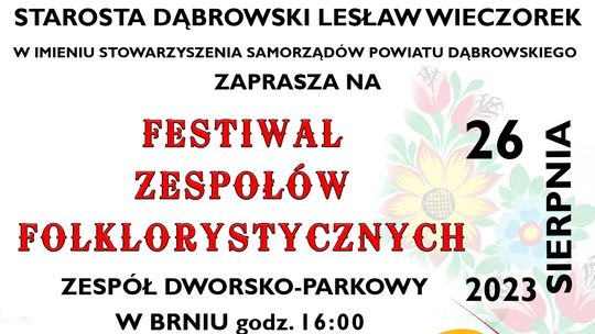 Zapraszamy na Festiwal Zespołów Folklorystycznych i Noc Motyli