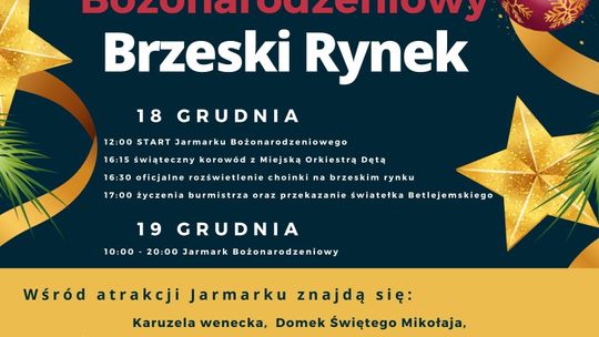 Zapraszamy na Jarmark Bożonarodzeniowy w Brzesku