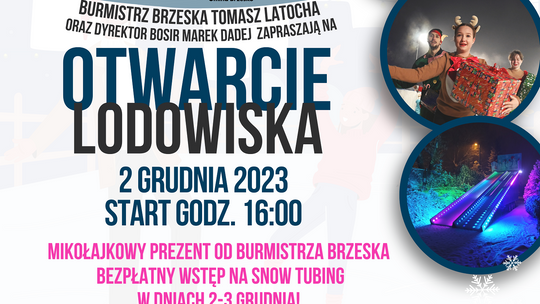 Zapraszamy na otwarcie lodowiska w Brzesku