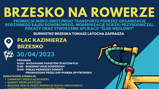 Zapraszamy na Rodzinny Rajd Rowerowy do Brzeska