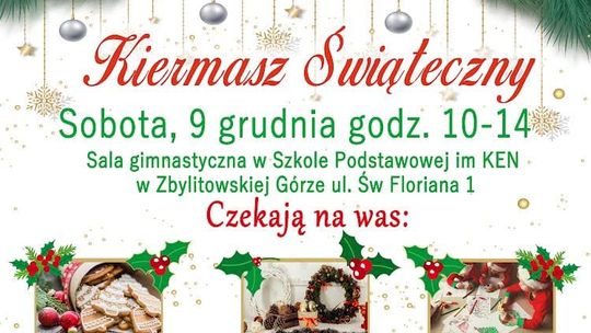 Zapraszamy na świąteczny kiermasz do Zbylitowskiej Góry
