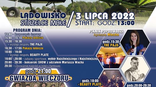 Zapraszamy na VIII Piknik Lotniczy do Strzelec Małych