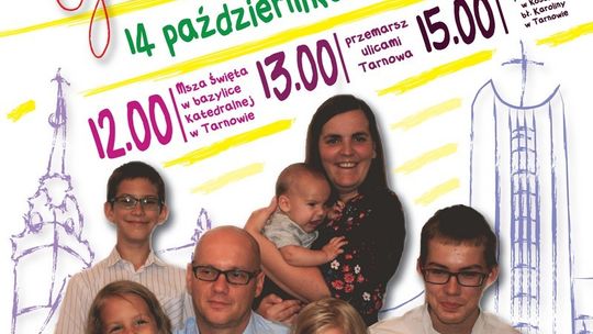 Zaproszenie na tarnowski marsz  dla życia i rodziny