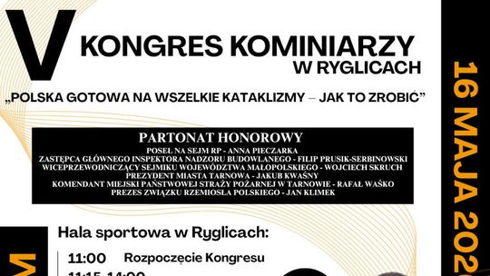 Zaproszenie na V Kongres Kominiarzy w Ryglicach