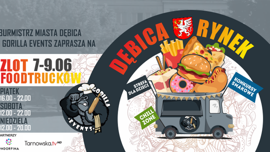 Zlot Foodtrucków w Dębicy z Gorilla Events!