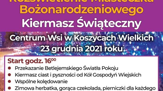 Znów będzie świątecznie i kolorowo. Kiermasz świąteczny w Gminie Tarnów