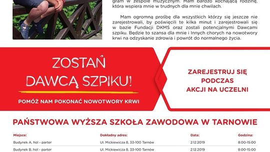 Zostań dawcą szpiku!