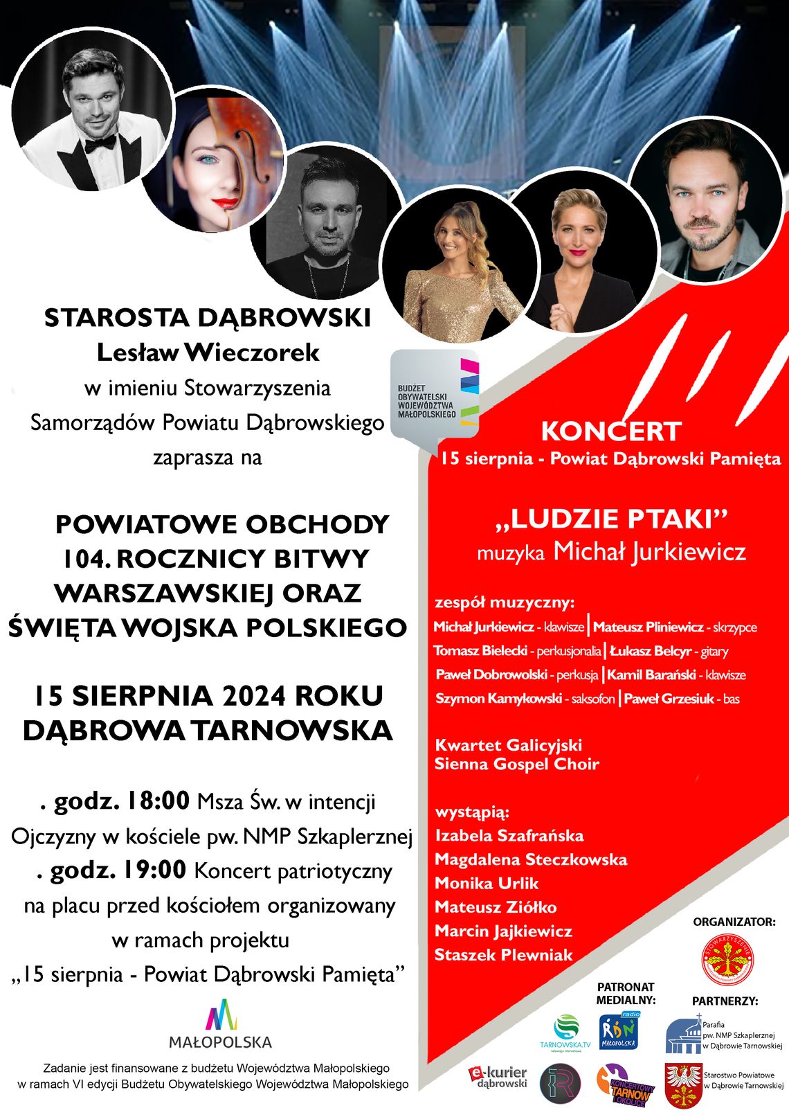 "15 sierpnia - Powiat Dąbrowski Pamięta" to będzie niezapomniane wydarzenie "15 sierpnia - Powiat Dąbrowski Pamięta" to będzie niezapomniane wydarzenie