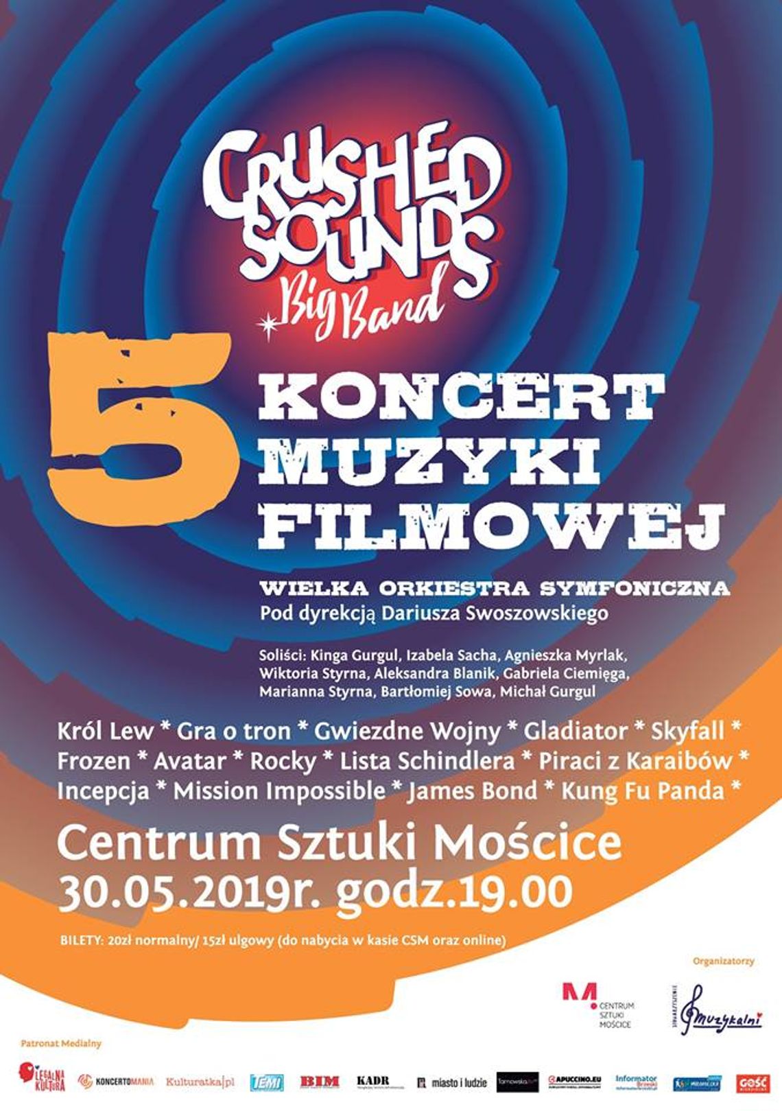 5 Koncert Muzyki Filmowej Crushed Sounds BigBand 5 Koncert Muzyki Filmowej Crushed Sounds BigBand