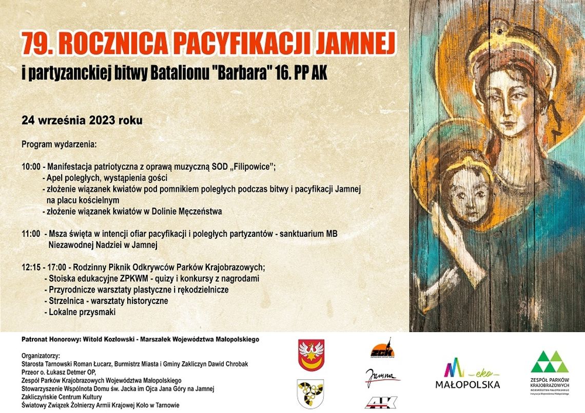 79. rocznica pacyfikacji Jamnej 79. rocznica pacyfikacji Jamnej