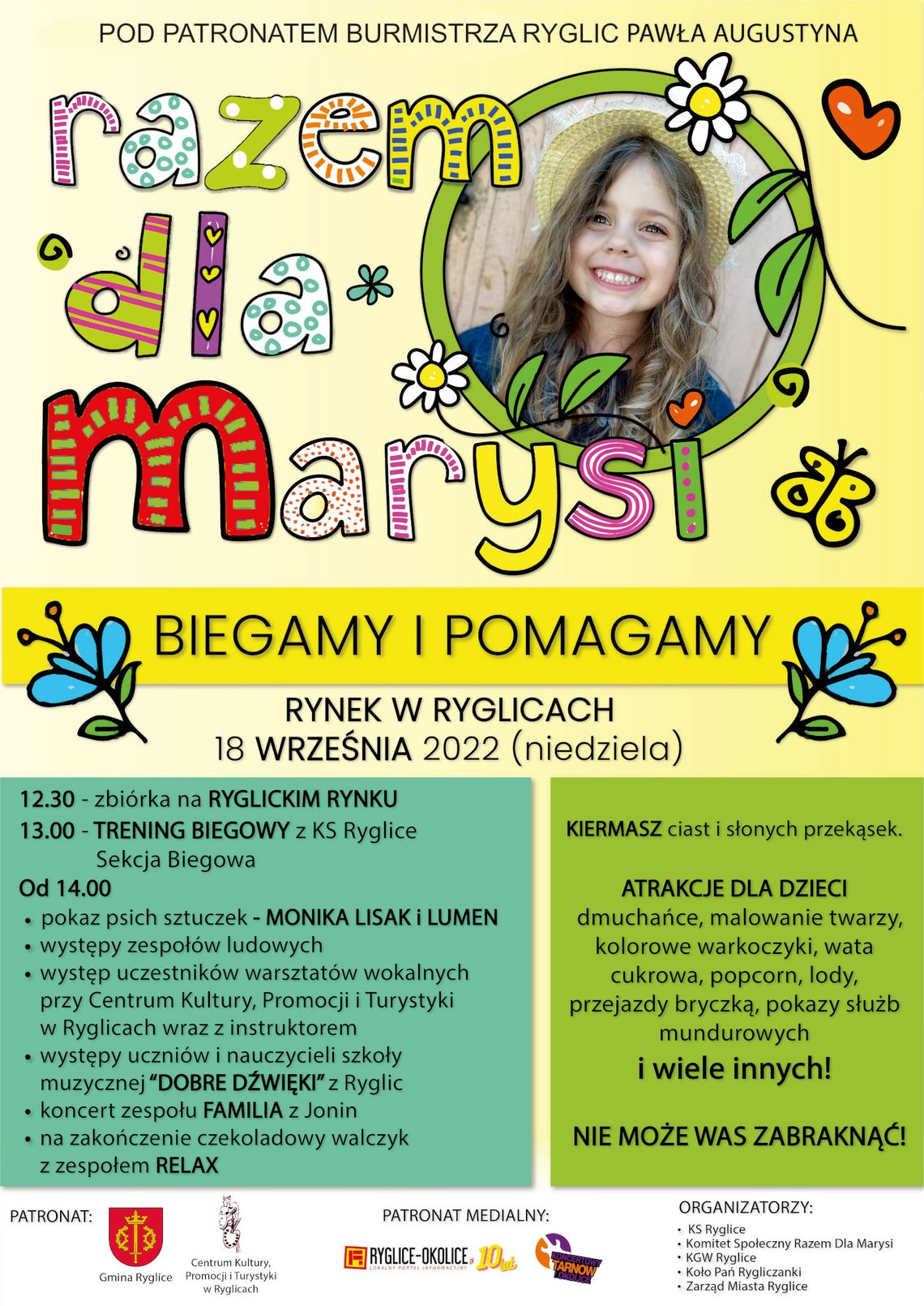 „Biegamy i pomagamy – Razem dla Marysi Mosoń” „Biegamy i pomagamy – Razem dla Marysi Mosoń”