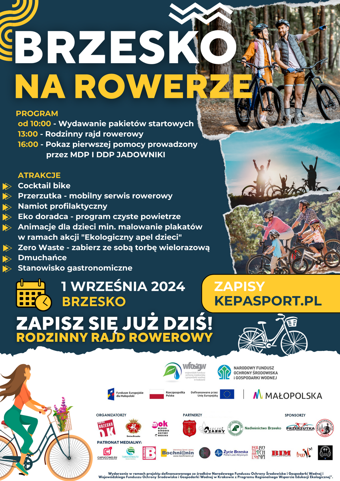 Brzesko zaprasza na rajd rowerowy