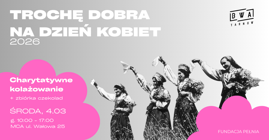 Charytatywne kolażowanie na Dzień Kobiet