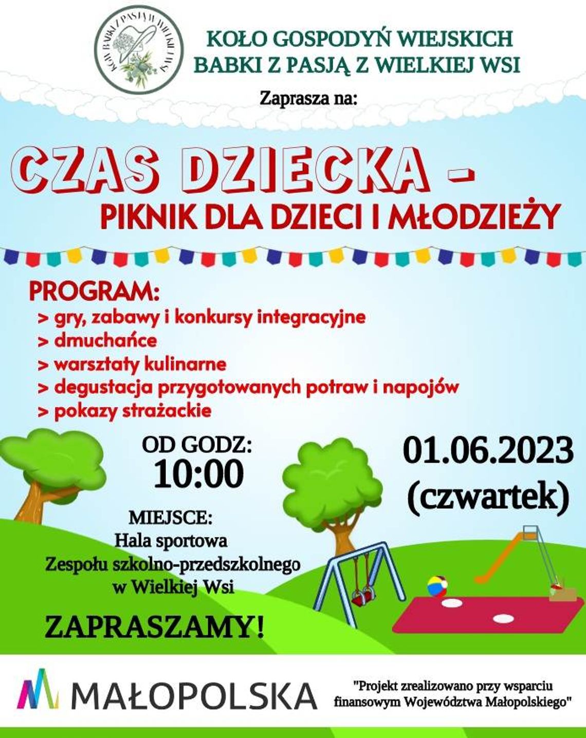 Czas dziecka - piknik dla dzieci i młodzieży Czas dziecka - piknik dla dzieci i młodzieży