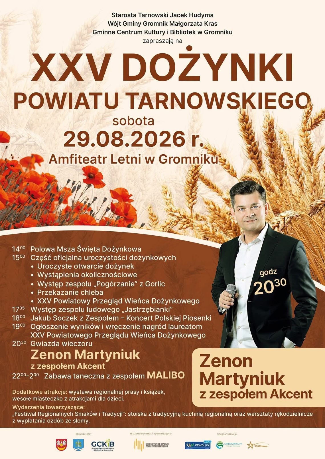 Dożynki Powiatu Tarnowskiego w Gromniku