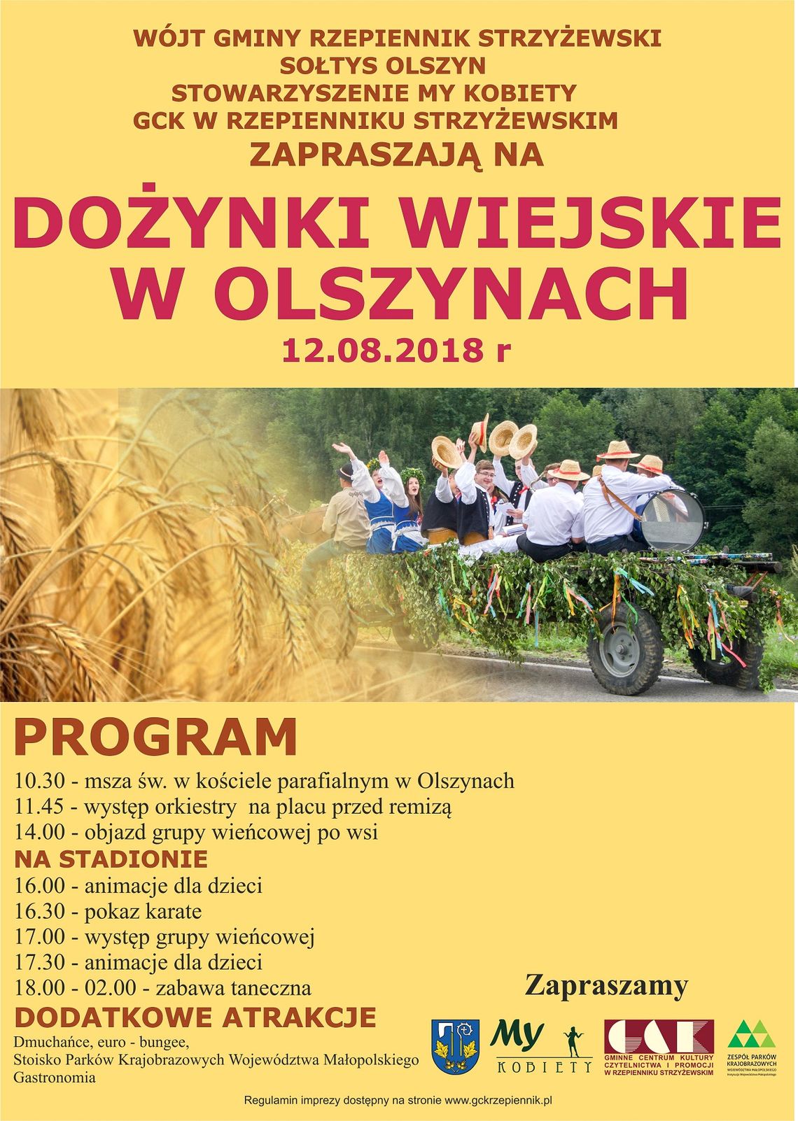 Dożynki wiejskie w Olszynach Dożynki wiejskie w Olszynach
