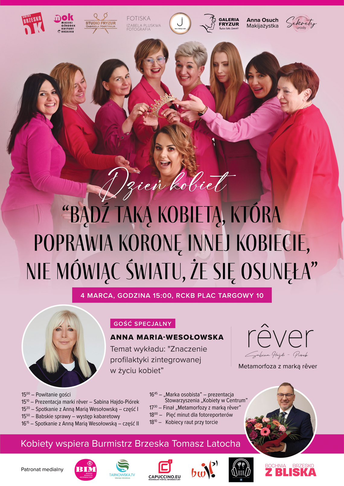 Dzień kobiet w Brzesku - gość specjalny Anna Maria Wesołowska Dzień kobiet w Brzesku - gość specjalny Anna Maria Wesołowska