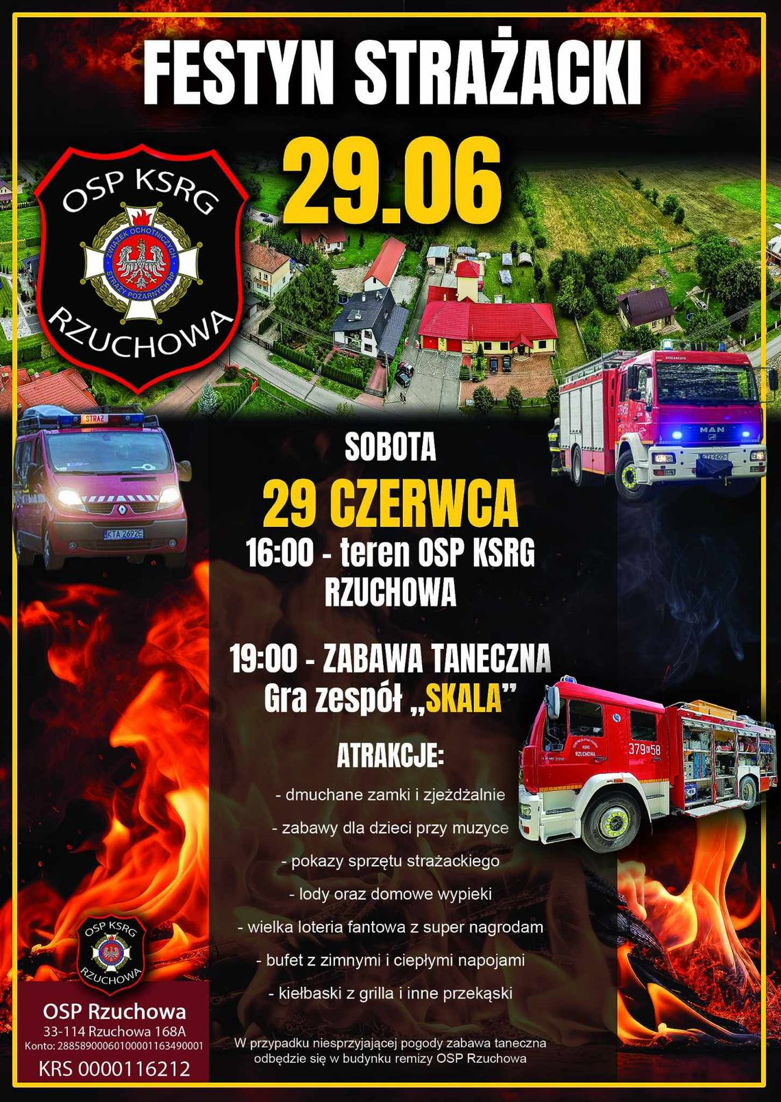 Festyn strażacki w Rzuchowej Festyn strażacki w Rzuchowej