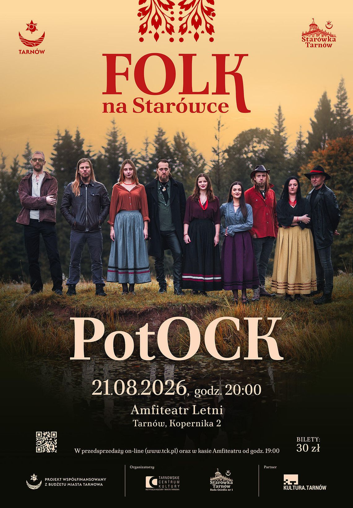 Folk na Starówce w Tarnowie – koncert zespołu PotOCK Folk na Starówce w Tarnowie – koncert zespołu PotOCK