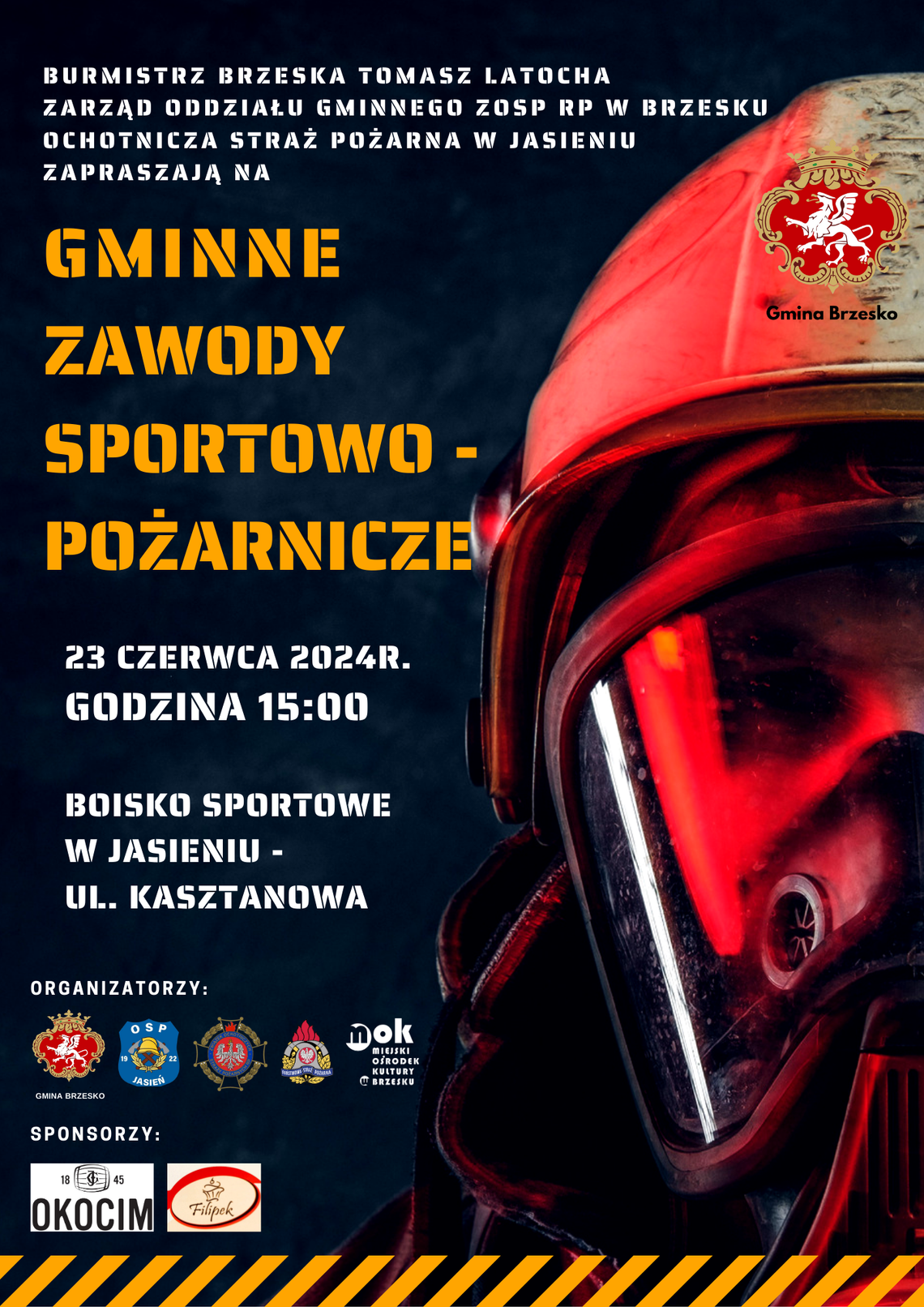 Gminne zawody sportowo-pożarnicze w Jasieniu Gminne zawody sportowo-pożarnicze w Jasieniu