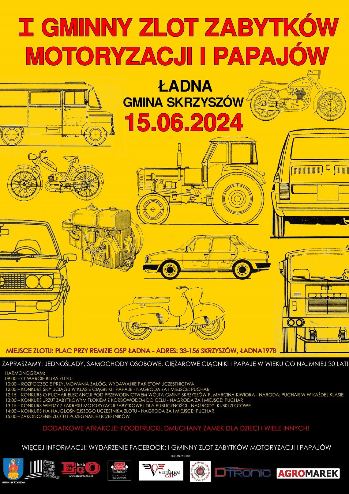 I Gminny Zlot Zabytków Motoryzacji i Papajów w Ładnej I Gminny Zlot Zabytków Motoryzacji i Papajów w Ładnej