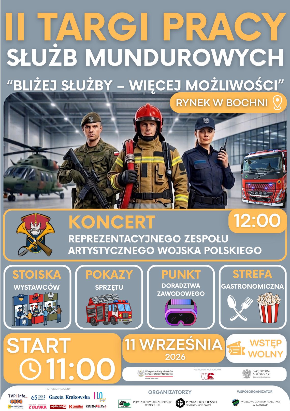 II Targi Pracy Służb Mundurowych w Bochni II Targi Pracy Służb Mundurowych w Bochni