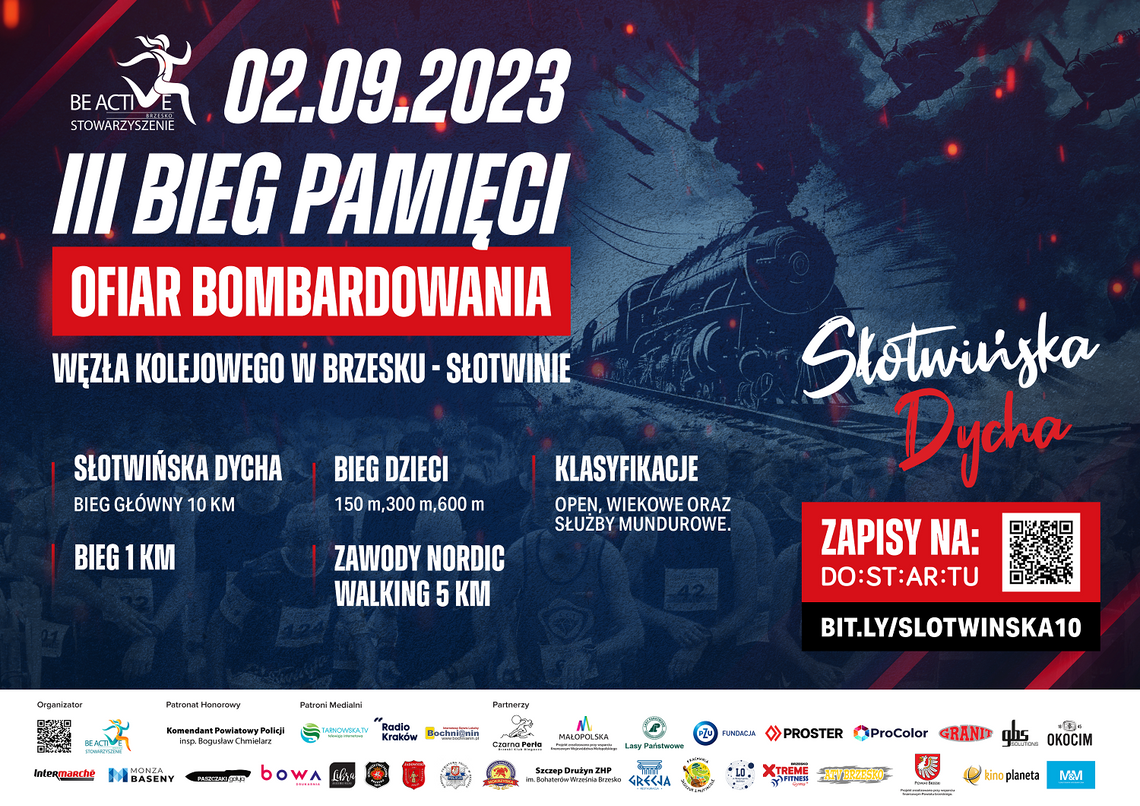 III Bieg Pamięci Ofiar Bombardowania Węzła Kolejowego w Brzesku - Słotwinie III Bieg Pamięci Ofiar Bombardowania Węzła Kolejowego w Brzesku - Słotwinie