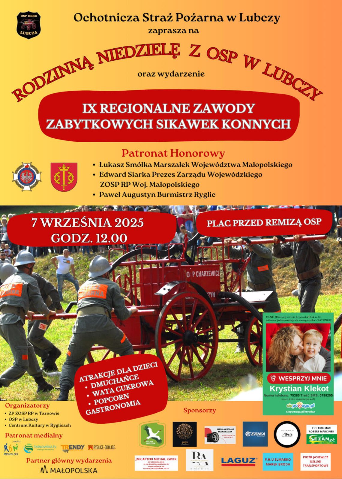 IX Regionalne Zawody Zabytkowych Sikawek Konnych w Lubczy IX Regionalne Zawody Zabytkowych Sikawek Konnych w Lubczy