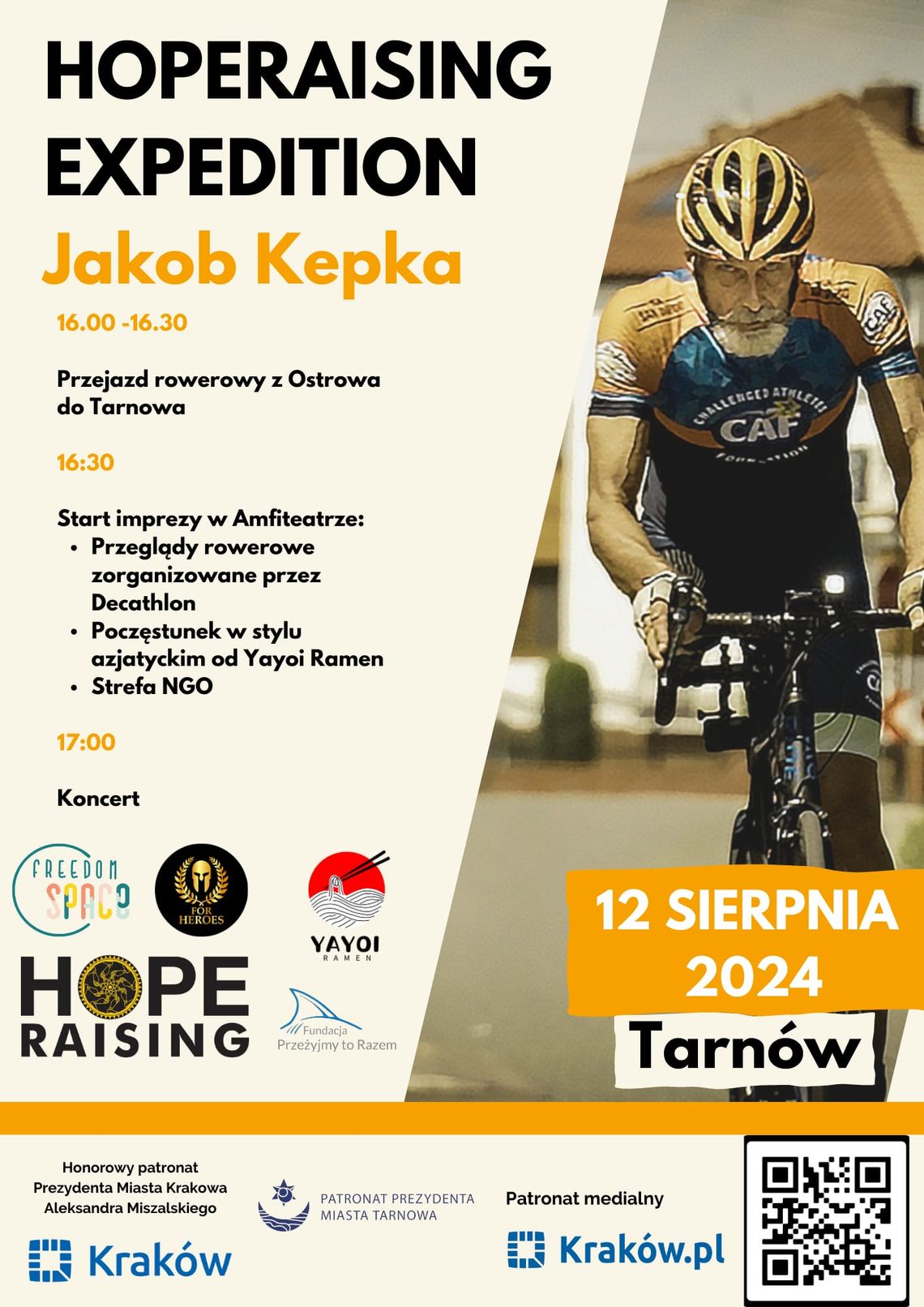 Jakob Kepka z fundacją For Heroes organizuję wyjątkową akcję Jakob Kepka z fundacją For Heroes organizuję wyjątkową akcję