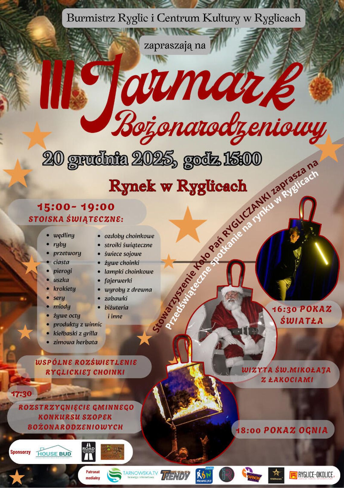 Jarmark Bożonarodzeniowy w Ryglicach Jarmark Bożonarodzeniowy w Ryglicach