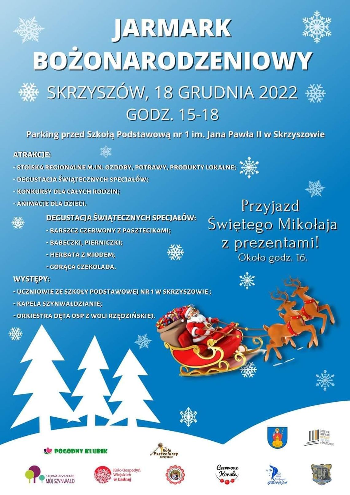 Jarmark Bożonarodzeniowy w Skrzyszowie Jarmark Bożonarodzeniowy w Skrzyszowie