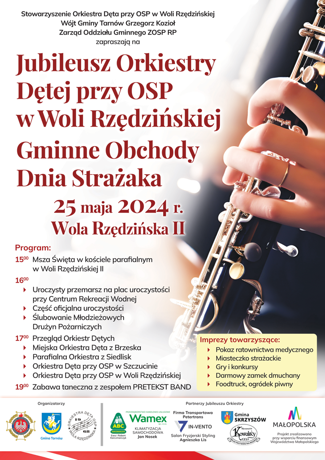 Jubileusz Orkiestry Dętej przy OSP w Woli Rzędzińskiej
