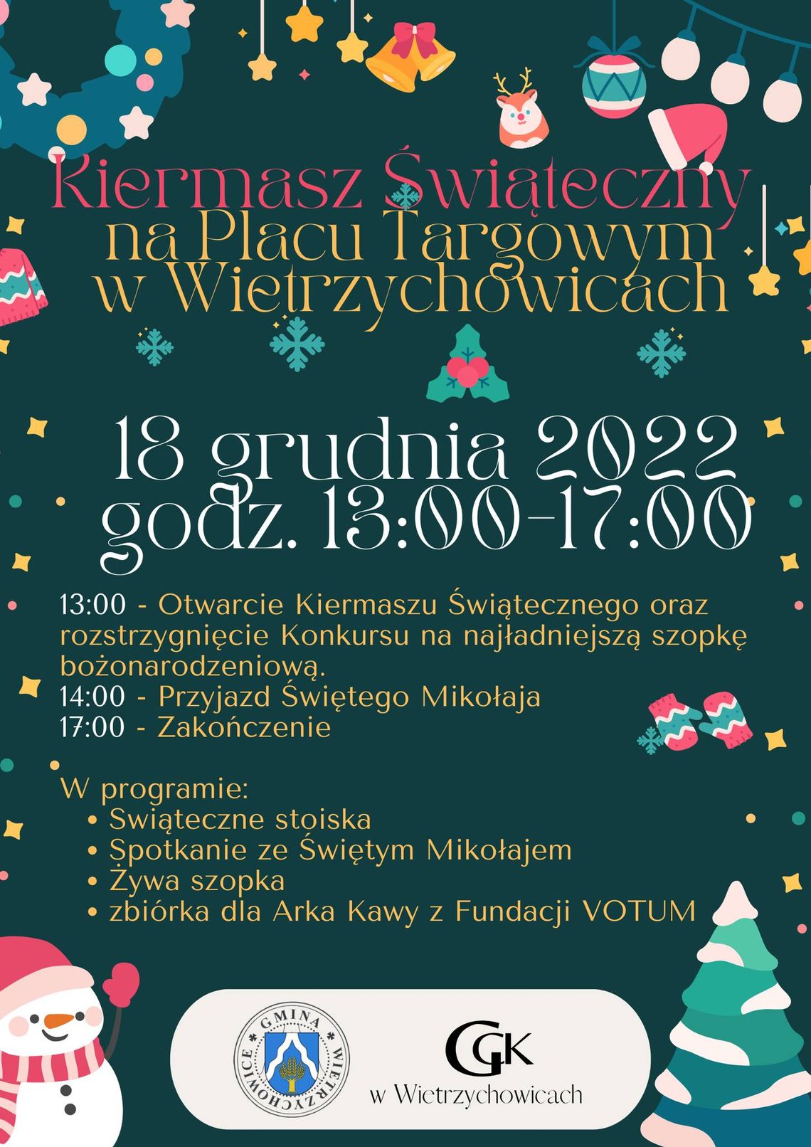 Kiermasz Świąteczny w Wietrzychowicach Kiermasz Świąteczny w Wietrzychowicach